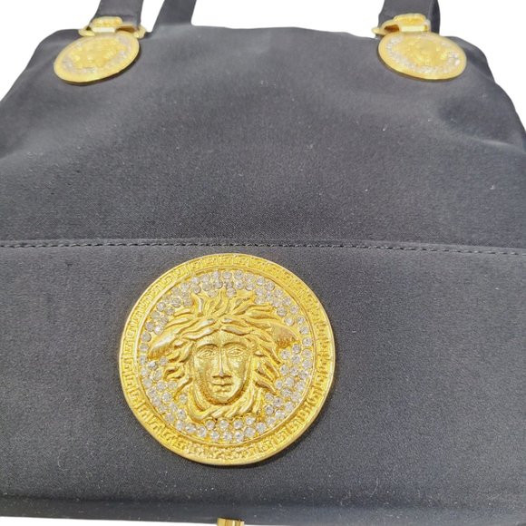 Gianni Versace Vintage Black Medusa Bag - Picture 9 of 9
